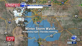 Winter weather watches posted for parts of Colo. Front Range ahead of Wednesday-Thursday snowstorm