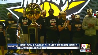 Northern Kentucky University celebrates NCAA Tourney berth