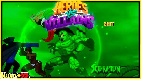 Pantha & Miss Marvel Vs. Scorpion & Obsidian - Heroes X Villains M.U.G.E.N