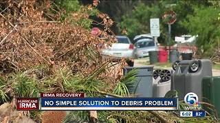 Debris cleanup a big challenge in South Florida, Treasure Coast