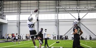 Las Vegas Raiders hit the field for practice at new Henderson facility