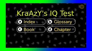 Taking An IQ test Watch How Smart I Am