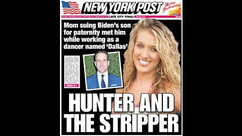 Hunter Biden bangs dead brothers wife, knocks up stripper, did coke, Barisma = $2 million book deal