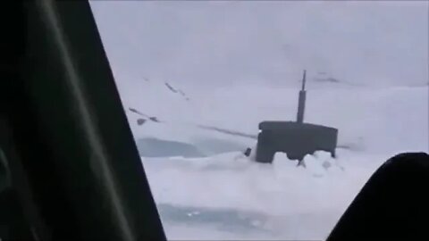 Report: Russian Helicopter Detected US Submarine On The North Pole, After Emergency Exit To The Ice