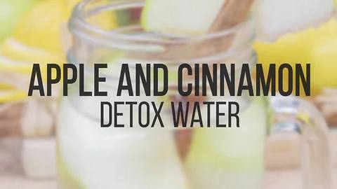 Apple and cinnamon detox water recipe