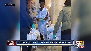 Mother's Christmas miracle: 17-year-old son, Marquis Davis, gets new heart, kidney