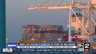 Port of Baltimore hosting security exercise this week