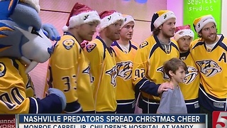 Preds Visit Children's Hospital For The Holidays