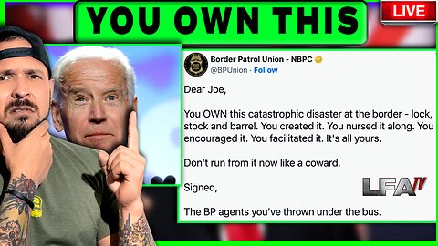 JUST ANNOUNCED | JOE BIDEN GETS DESTROYED BY BORDER PATROL AGENTS! | MATTA OF FACT 2.21.24 2pm EST