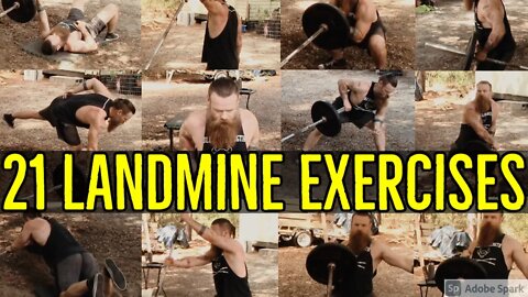 21 Landmine (T-Bar) Exercises and How To Do Them
