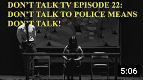 Don’t Talk TV Episode 22: Don't Talk Means Don't Talk!