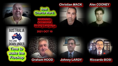 2021 OCT 19 Charlie hosts Aussies Riccardo BOSI Graham HOOD Johnny LARDY Alex COONEY Christian MACK