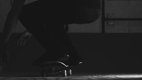 Slow Motion Video - Skateboarding 2023 - Impossible in the garage late session