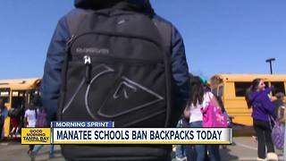 School district in Florida asks students not to bring backpacks to school on Friday