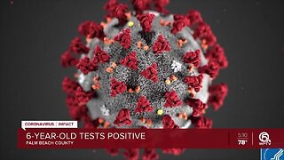 6-year-old tests positive for coronavirus