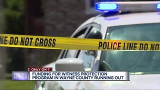 Wayne County's witness protection program is running out of money