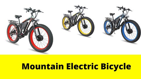 Adults Men and Women Mountain Electric Bicycle Techshahin24