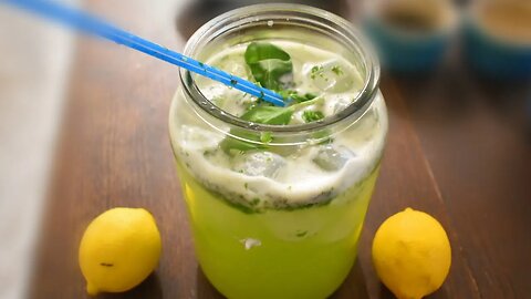 I Made Homemade Basil Lemonade! Simple Recipe with Antioxidant Power