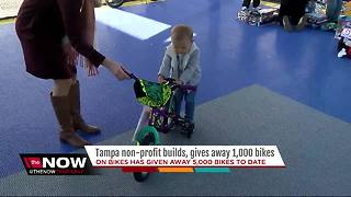 Local non-profit builds, gives 1,000 bikes away
