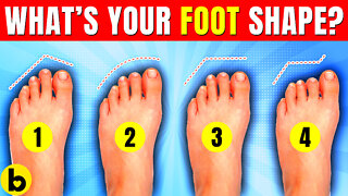 What The Shape Of Your Foot Reveals About Your Personality