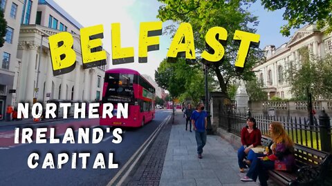 Belfast, Northern Ireland Walking Tour (4K)