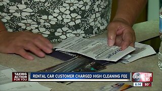 Pasco woman warns of rental car cleaning fees after day at the beach