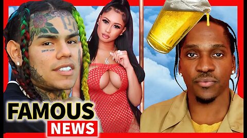 6ix9ine Got Two Exotic Dancers Pregos & Pusha T Beer Thrown at Toronto Show | Famous News
