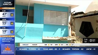 Vanessa Araiza in Puerto Rico where earthquakes have done major damage