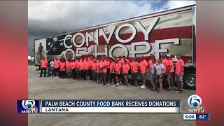 Palm Beach County Food Bank receives donations
