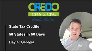 50 States in 50 Days - Georgia Tax Credits - Businesses are on our mind!!