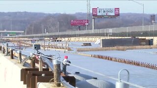 The $277 million Valley View Bridge Project advances to the next phase with the removal of Gantry crane