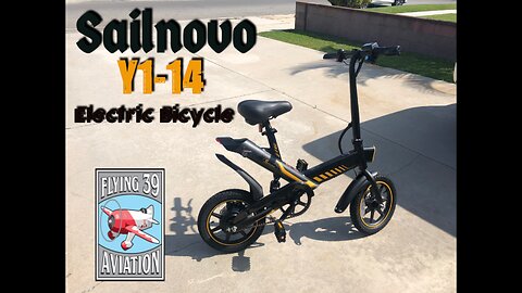 My Sailnovo 14 inch Folding Electric Bike Review, at El Dorado Park, Long Beach CA