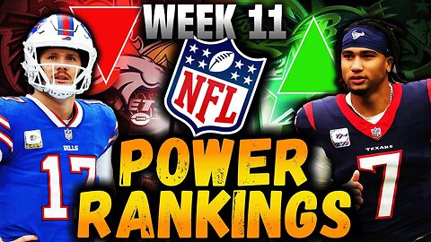 Week 11 NFL Power Rankings