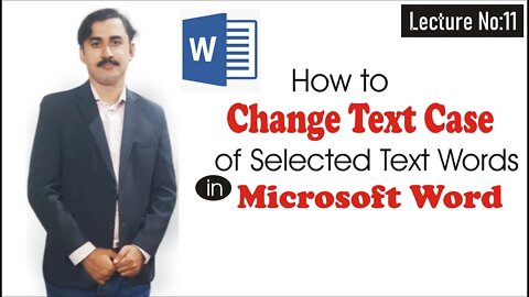 Microsoft Word|How to change text style|Increase & Decrease the Sizing of Selected Text in MS