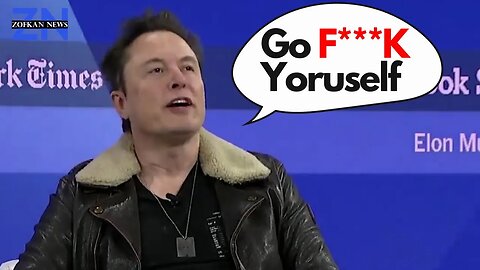 Elon Musk Tells Advertisers 'Go F**k Yourself' If They Blackmail Him