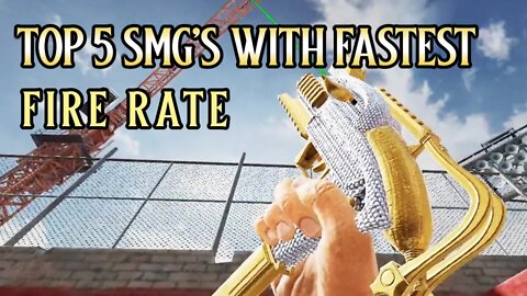 Top 5 SMG's with the Fastest Fire Rate in Cod Mobile