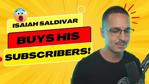 🔴 EXPOSED! @IsaiahSaldivar Purchasing Views & Subscribers Youtube Fake Engagement Policy Violations!