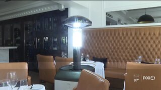Germ zapping robot helps sanitize local restaurants