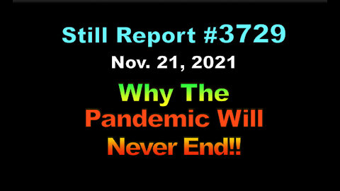 Why The Pandemic Will Never End, 3729