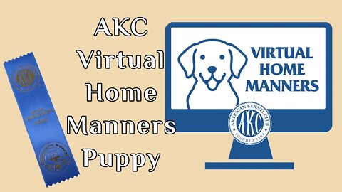 AKC Virtual Home Manners Puppy Title - VHMP - Maverick