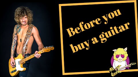 Alexandru Gavril Guitar Lesson - Before you buy a guitar