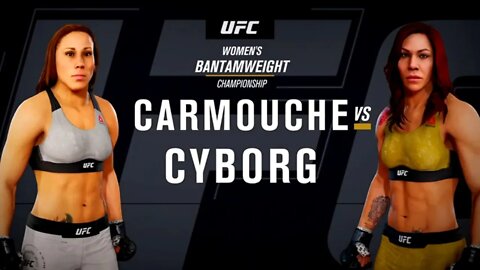 EA Sports UFC 3 Gameplay Cris Cyborg vs Liz Carmouche