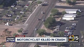 Motorcyclist killed in crash