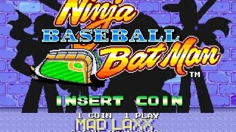 Ninja Baseball Batman - Boss Fight - Mad Laxx - Arcade