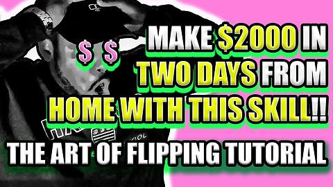 GAMERS/ANY1 CAN MAKE $2000 IN TWO DAYS WITH THIS SKILL - NO ONE MENTIONS THIS! NEVER BROKE! HOW TO!