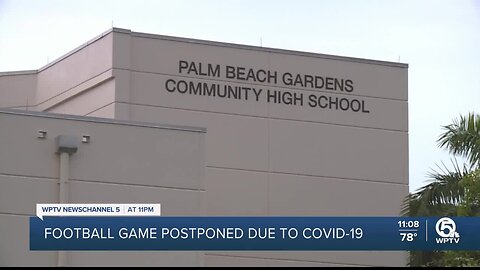 COVID-19 postpones Palm Beach Gardens High School vs. Vero Beach High School football game