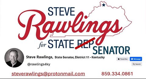 State Rep Steve Rawlings of Dist. 66 - Recap First Week in Session