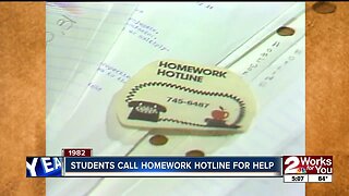 65 Year Anniversary: Students call homework hotline for help