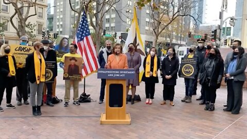 HILARIOUS!!! Nancy Pelosi Gets Heckled by "Let's Go Brandon Chant"