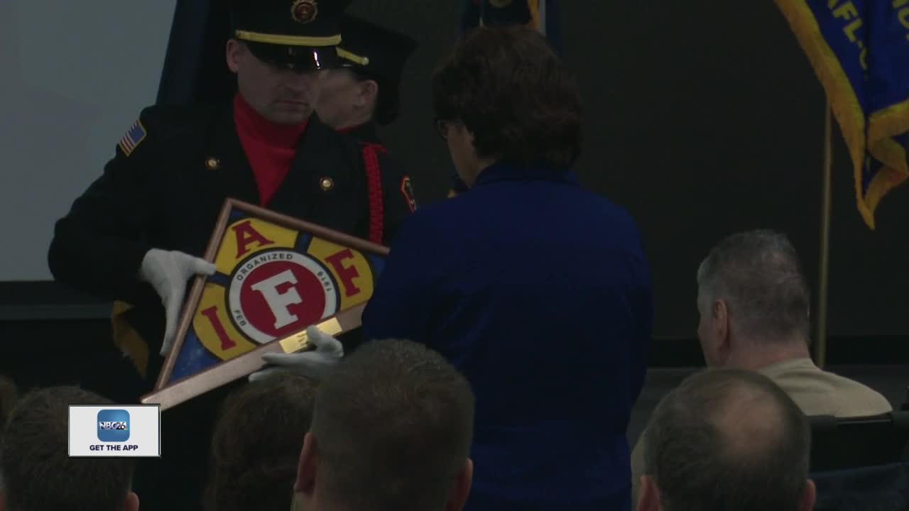 Firefighters honored